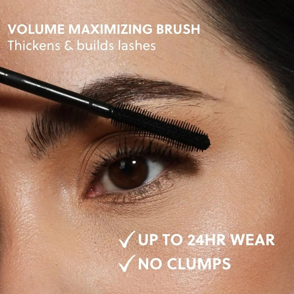 FORCHICS Better than Falsies Lash Growth Mascara - Volumizing Black Lash Treatment with Antioxidants, Hormone-Free Lengthening Mascara for Thicker, Healthier Lashes, Cruelty-Free, Vegan, Paraben & Fragrance Free