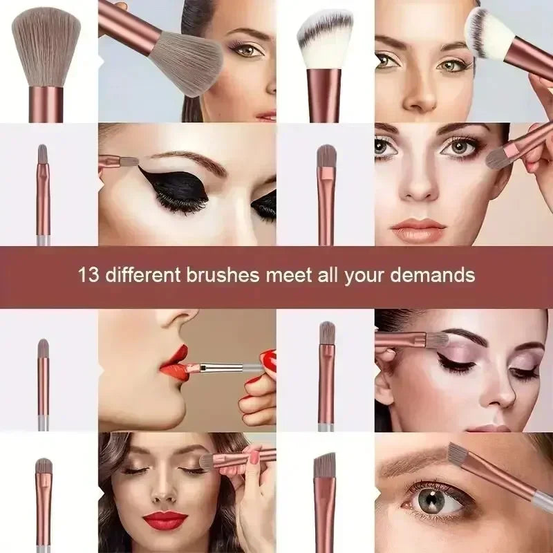 Makeup Brush Set Soft Fluffy Professiona Cosmetic Foundation Powder Eyeshadow Kabuki Blending Make up Brush Beauty Tool Makeup