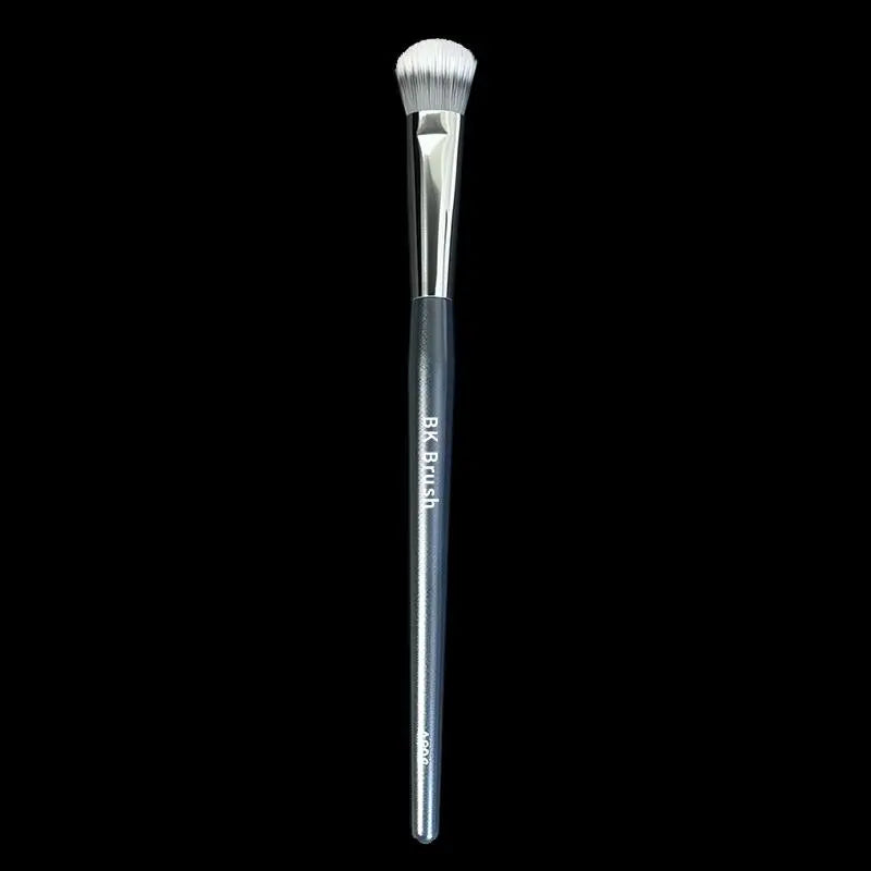 【Birthday Gift】Bk Deluxe Set Contoured Foundation Brush 4 Counts Oval Brush for Powder Liquid or Cream Soft Fiber Wool Makeup Tools for All Skin Types