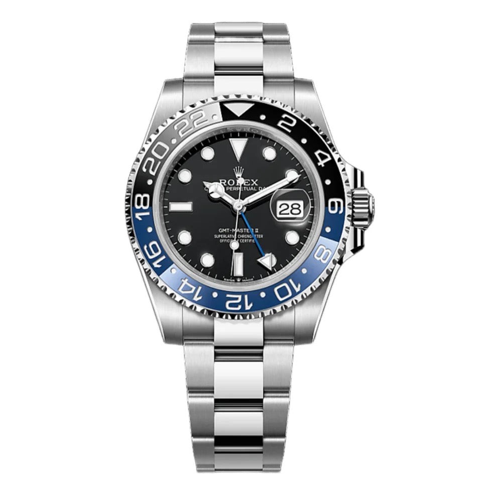 GMT-Master II "Batman" Oystersteel - Black Dial Black & Blue Bezel Oyster
