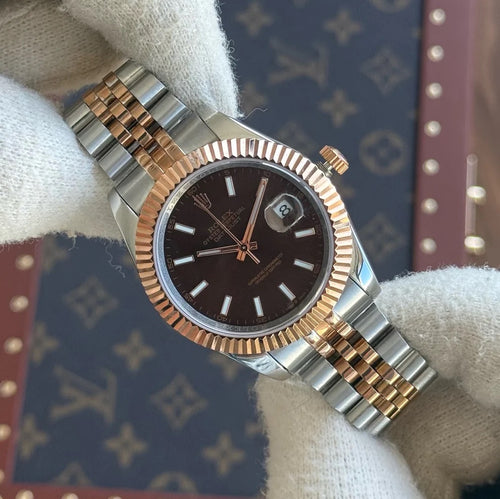 Datejust Rolesor Everose - Chocolate Dial Jubilee