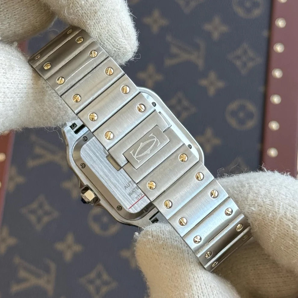 Santos Two-Tone – White Dial