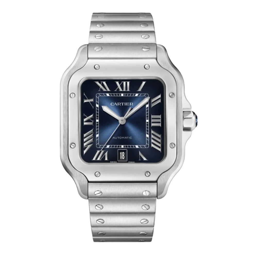 Santos Steel – Blue Dial
