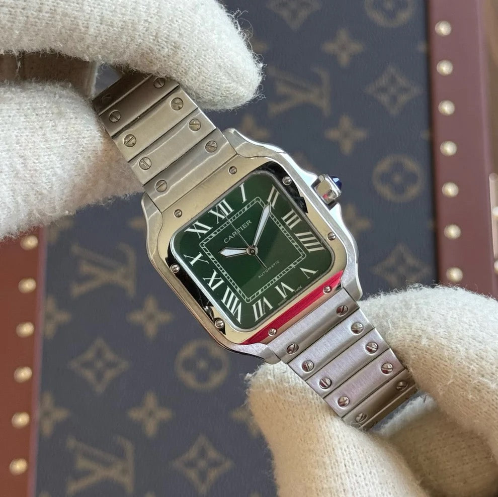 Santos Steel – Green Dial