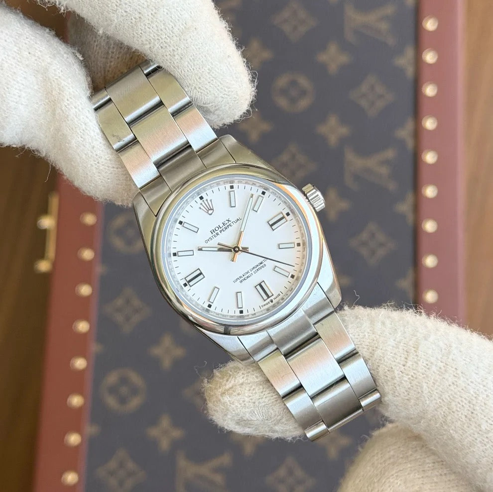 Rolex Oyster Perpetual White Dial