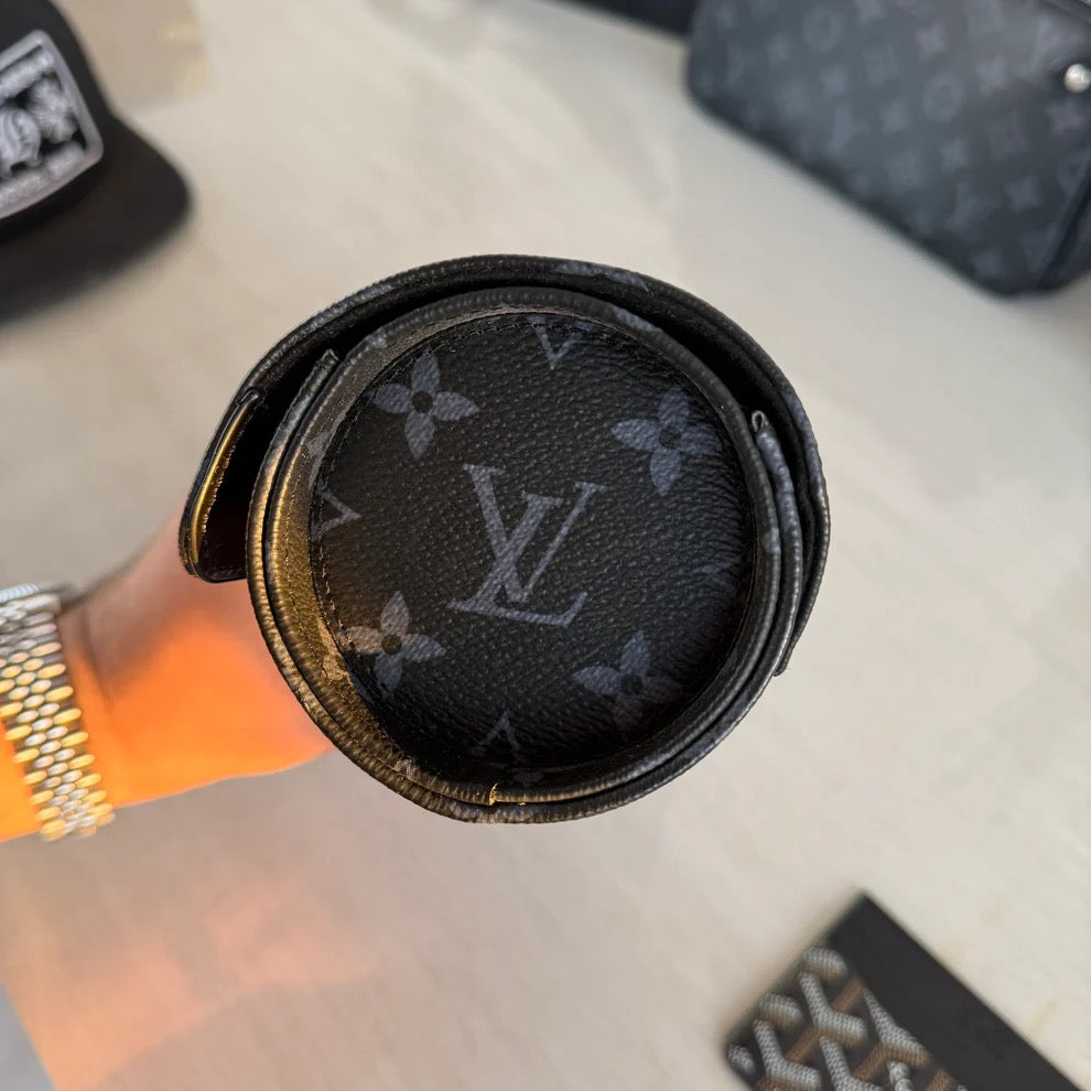Travel Watch Roll Large LV - Black