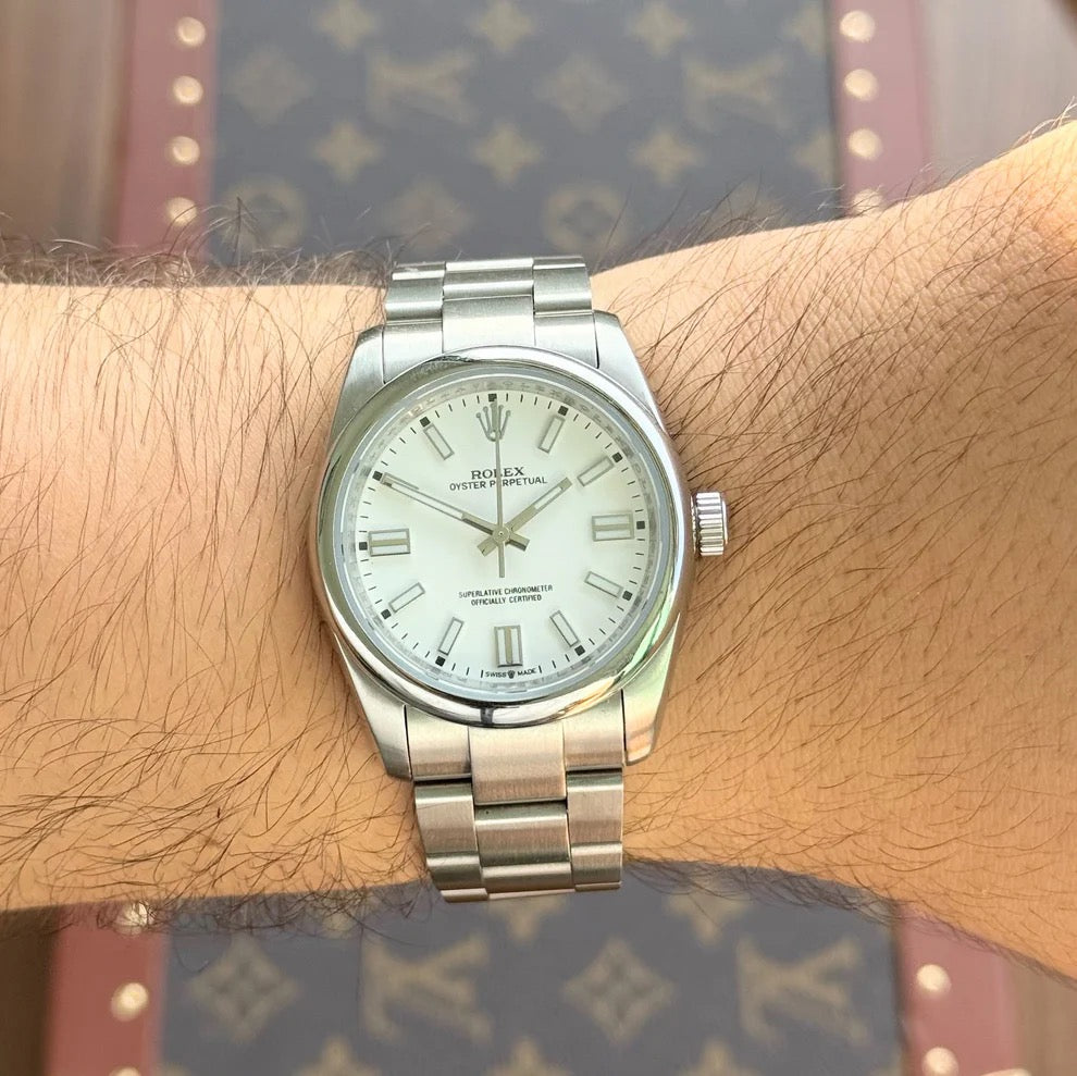 Rolex Oyster Perpetual White Dial