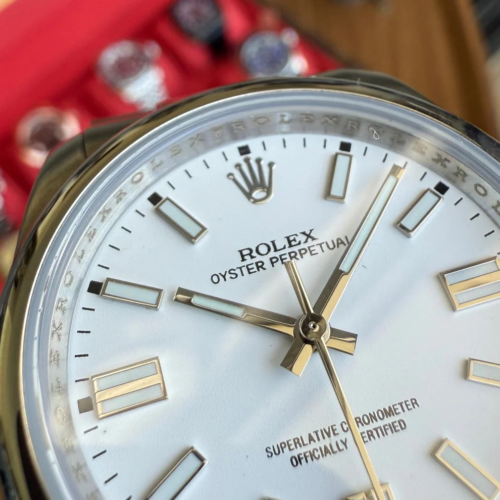 Rolex Oyster Perpetual White Dial
