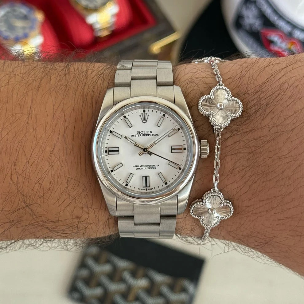 Rolex Oyster Perpetual White Dial