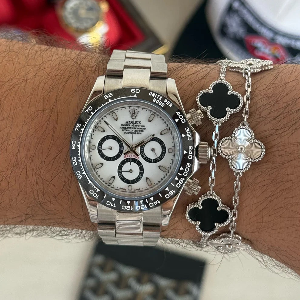 Daytona "Panda" Oystersteel – White Dial Oyster