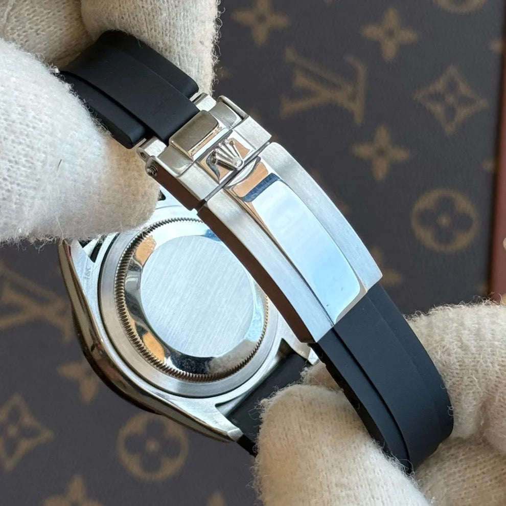 Daytona Oystersteel – White Dial Oysterflex