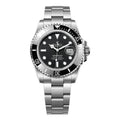 Submariner Oystersteel – Black Dial Black Bezel Oyster Date
