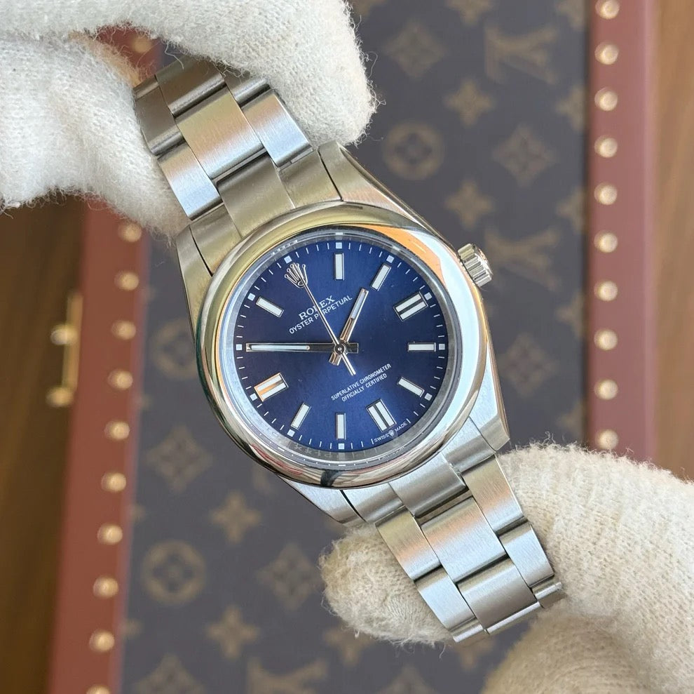 Rolex Oyster Perpetual Blue Dial