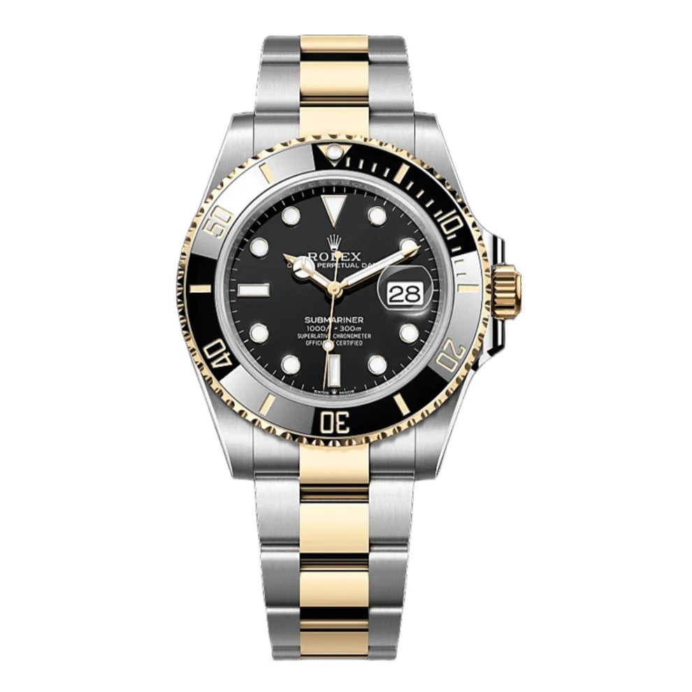 Submariner Rolesor – Black Dial Black Bezel Oyster Date