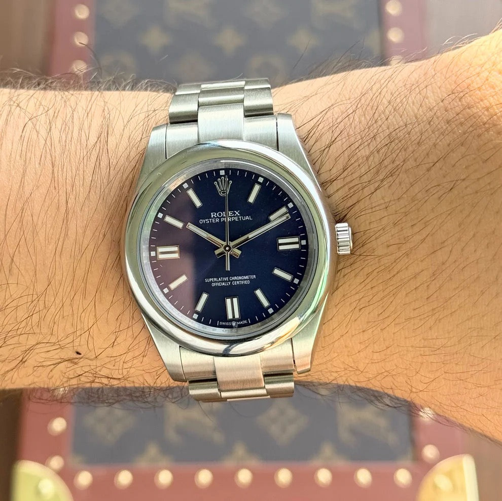 Rolex Oyster Perpetual Blue Dial