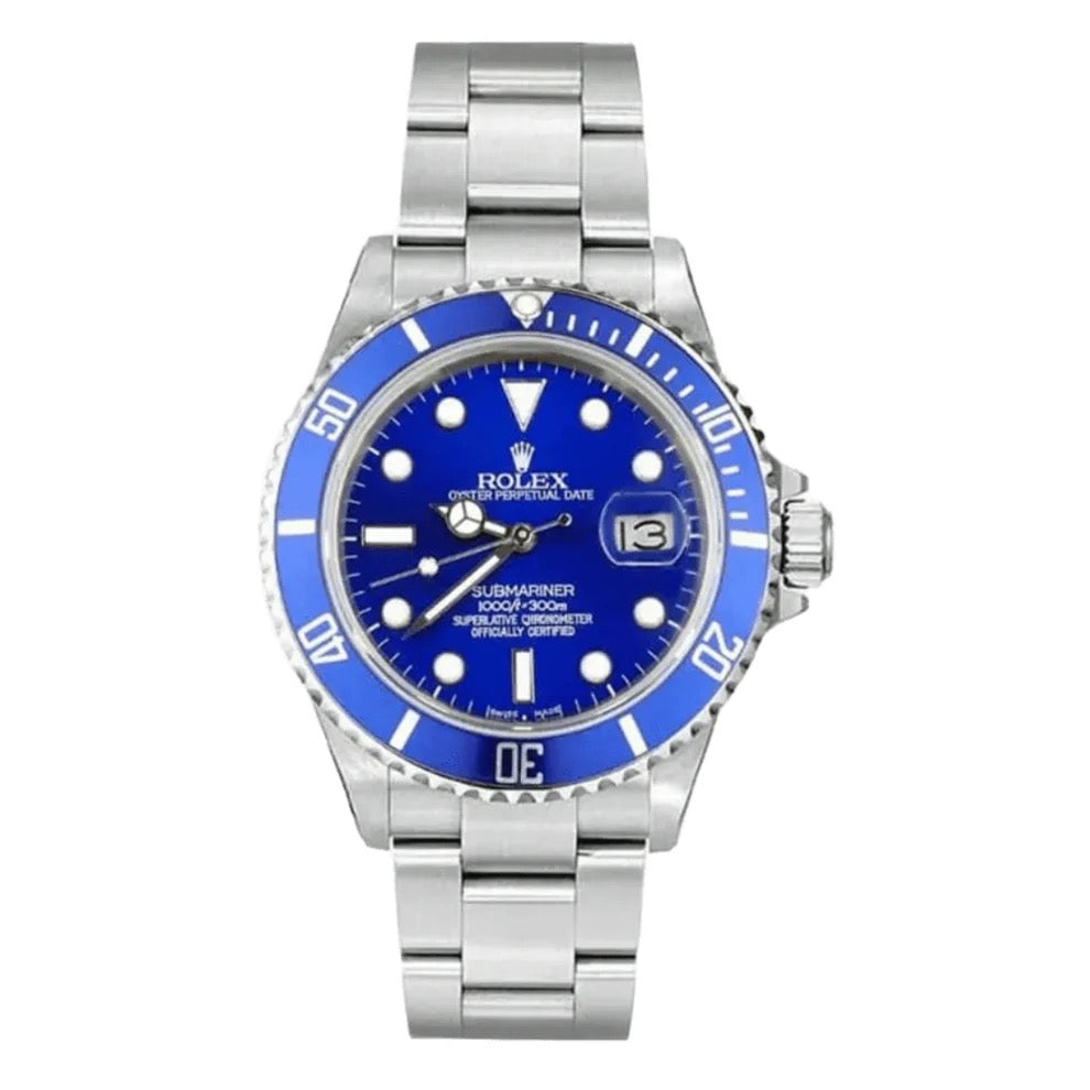 Submariner "Smurf" Oystersteel – Blue Dial Blue Bezel Oyster Date