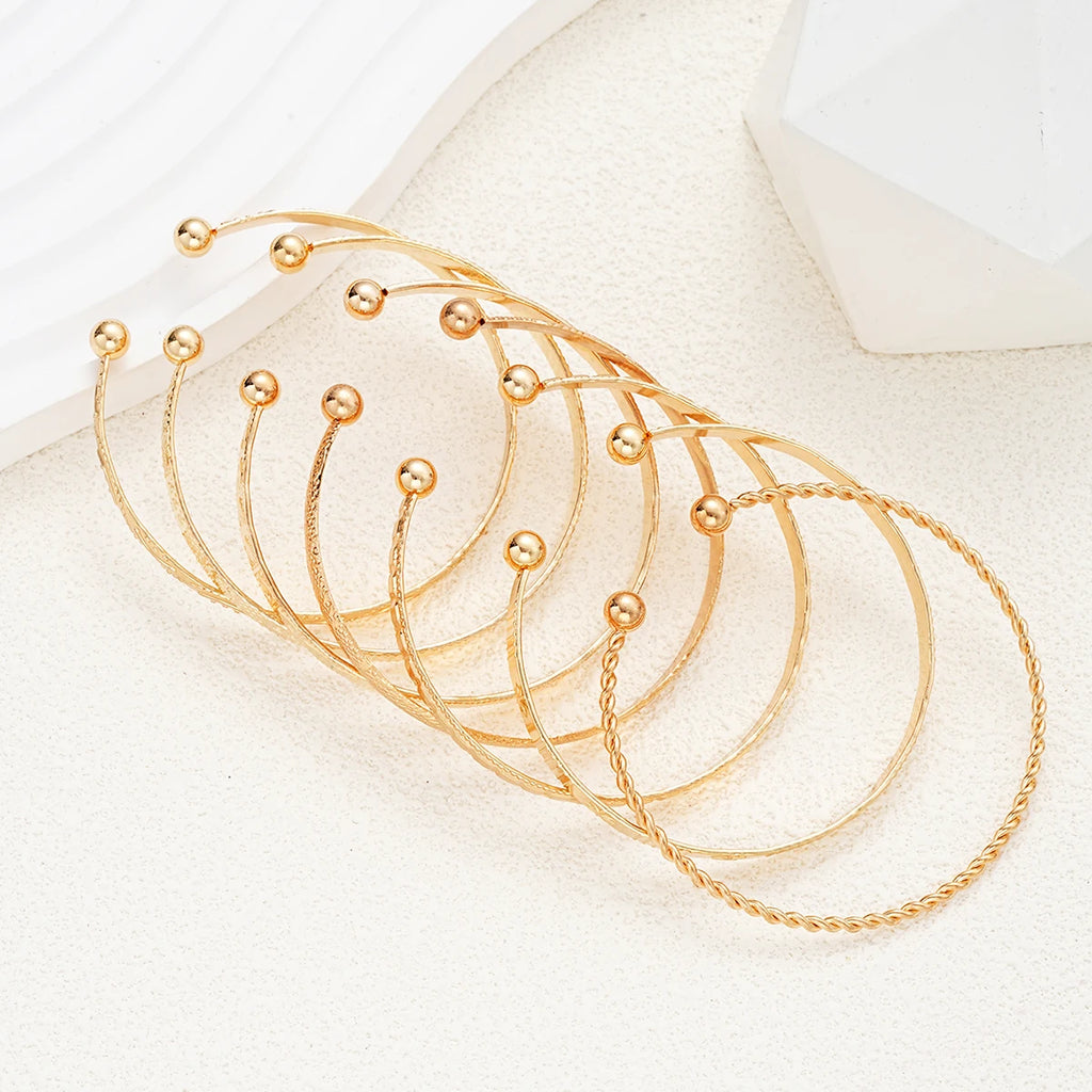 Rebel Heart Gold Bracelet Set