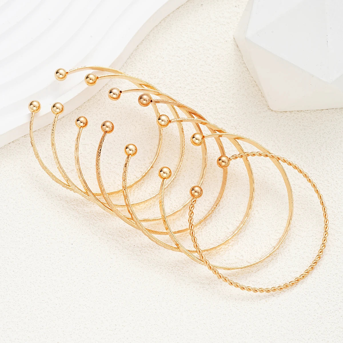 Rebel Heart Gold Bracelet Set