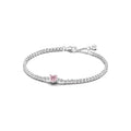 High quality 925 sterling silver exquisite women's tennis fashion bracelet men's and women's holiday surprise jewelry