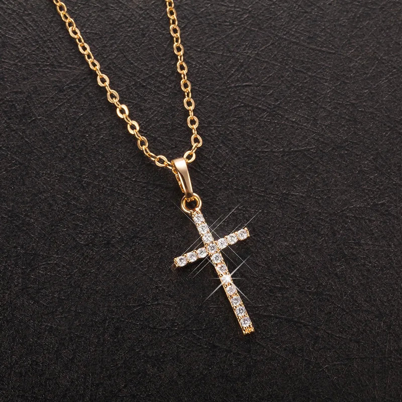 Urban Shine Cross Pendant Necklace