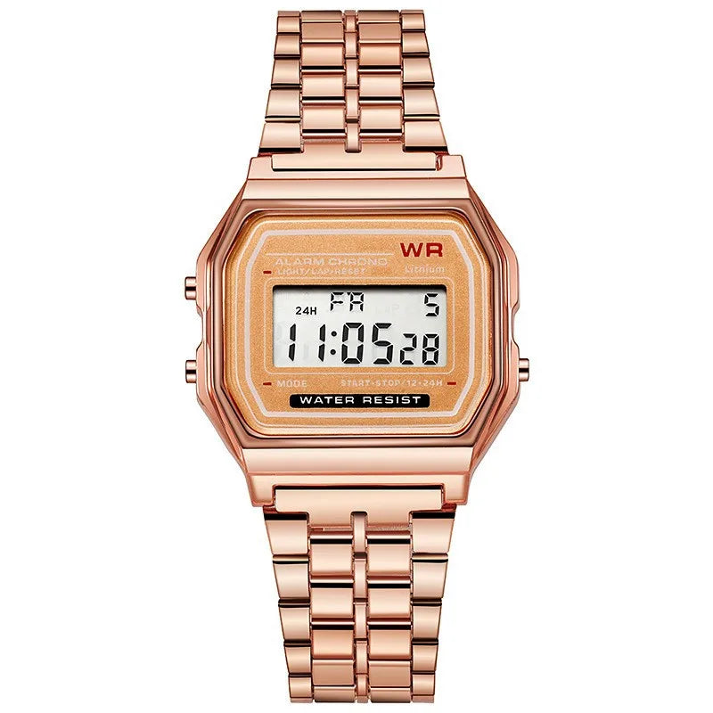 Regal Rose Gold Digital Watch