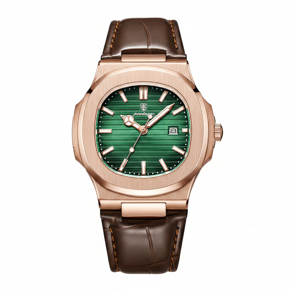 POEDAGAR Leather Watch