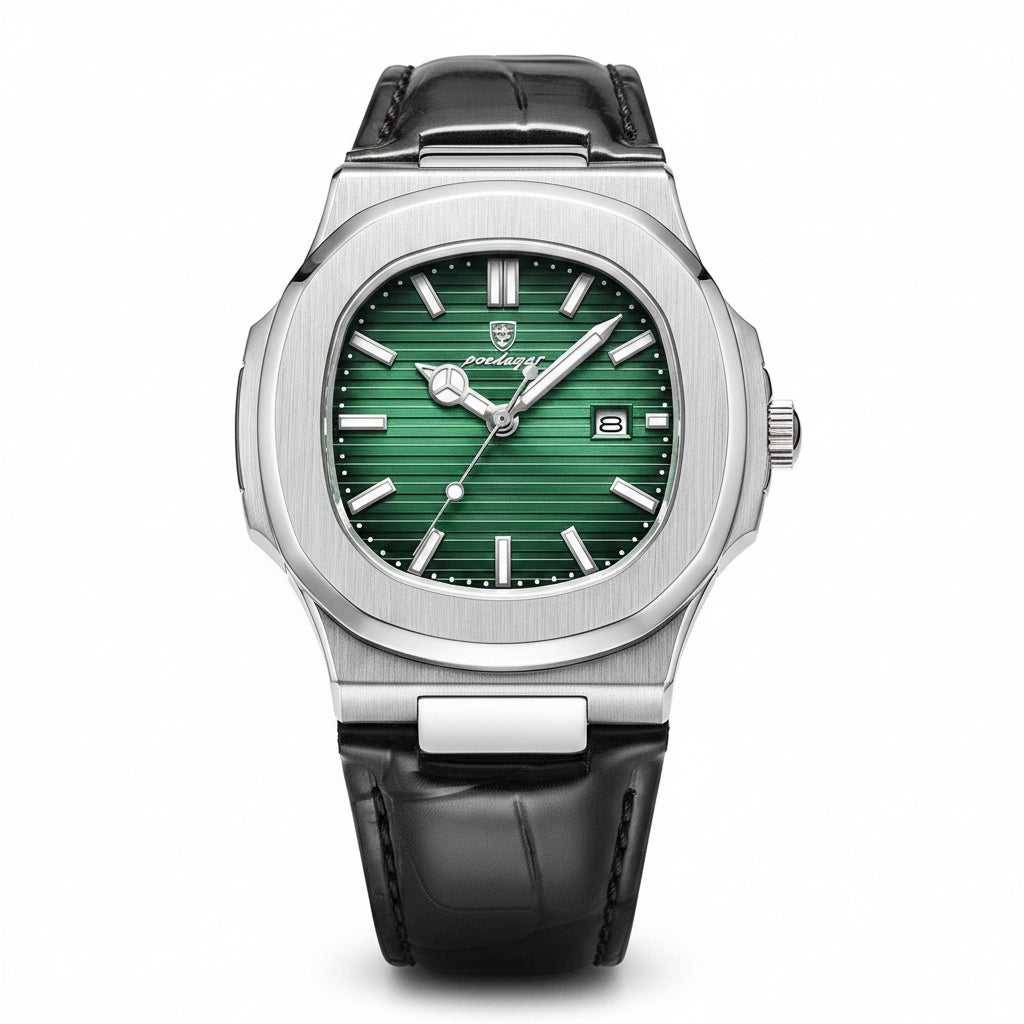 POEDAGAR Leather Watch