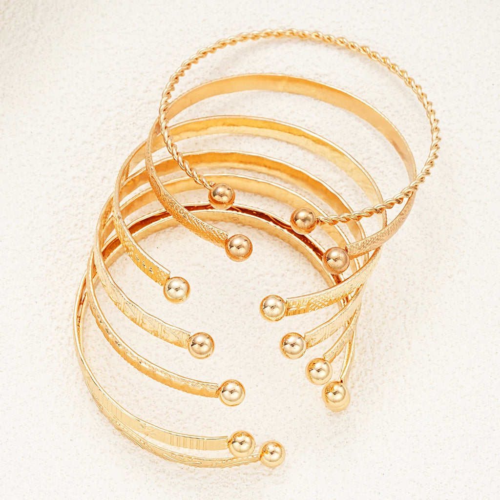 Rebel Heart Gold Bracelet Set