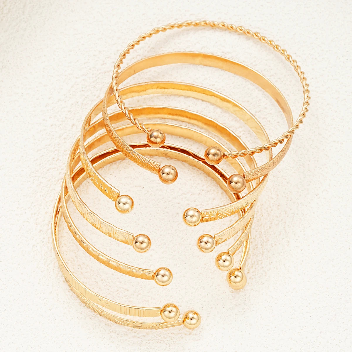 Rebel Heart Gold Bracelet Set