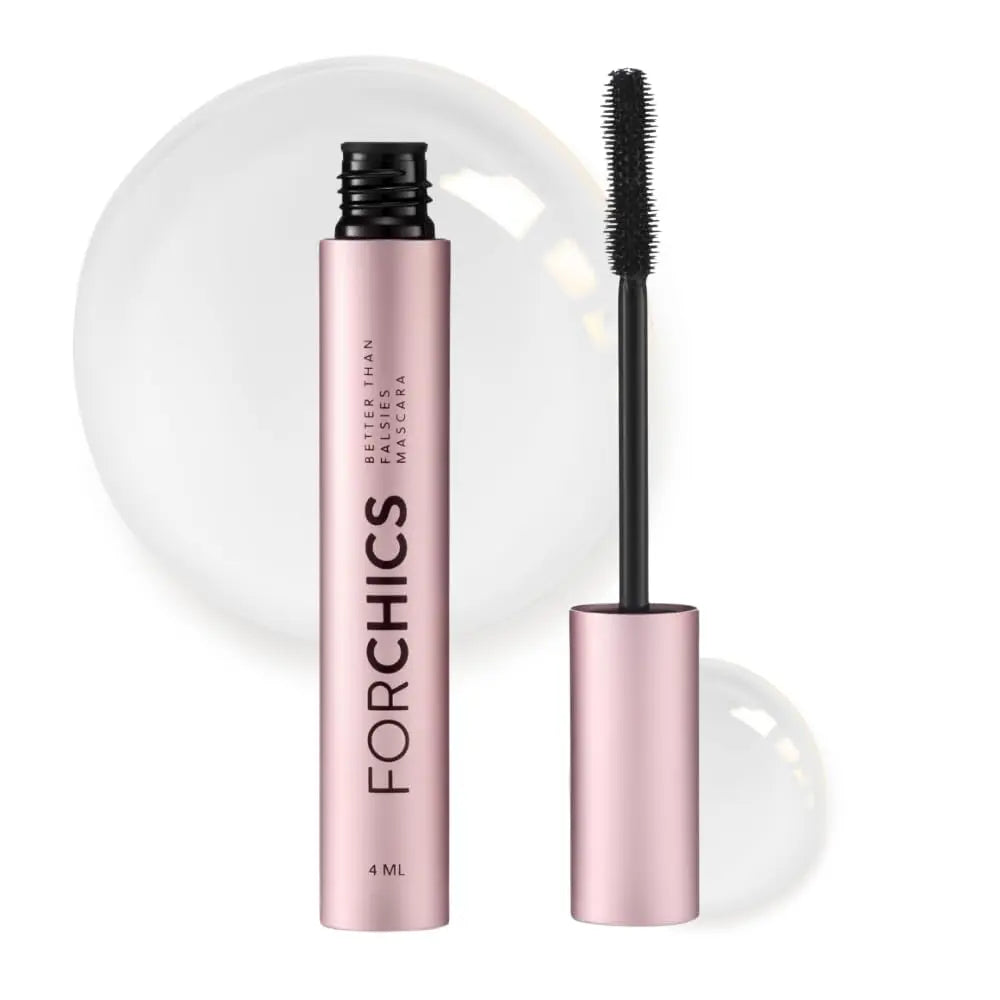 FORCHICS Better than Falsies Lash Growth Mascara - Volumizing Black Lash Treatment with Antioxidants, Hormone-Free Lengthening Mascara for Thicker, Healthier Lashes, Cruelty-Free, Vegan, Paraben & Fragrance Free